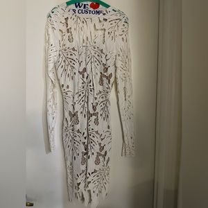 Sky Lazarus Mini Dress in White Size Small Worn Once